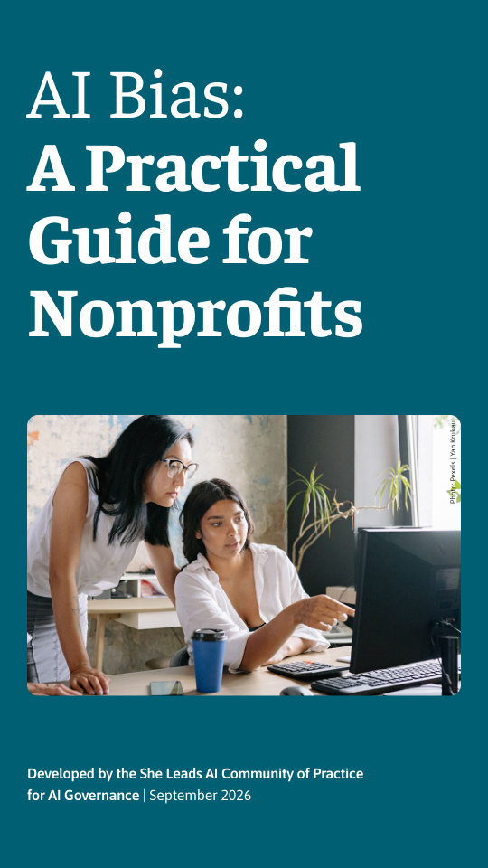 Cover of AI Bias, A Practical Guide for Nonprofits